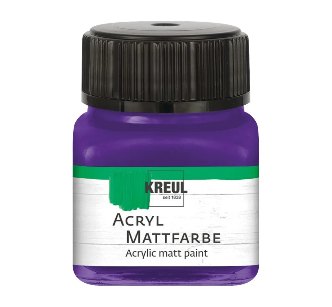 Kreul Kreative Bastelfarbe>KREUL Acryl Mattfarbe, 20 ml