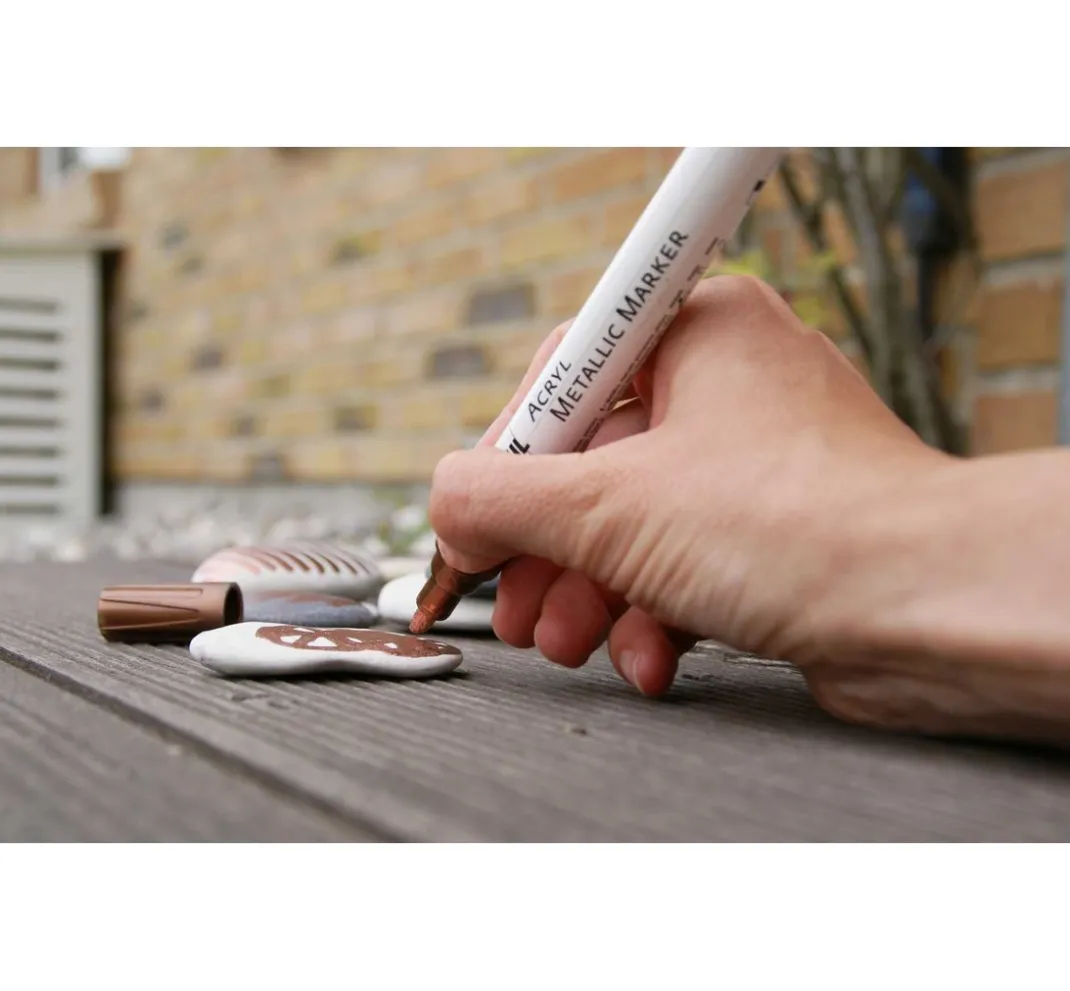Kreul Kreative Künstlerfarbe|Stifte>KREUL Acryl Metallic Marker medium