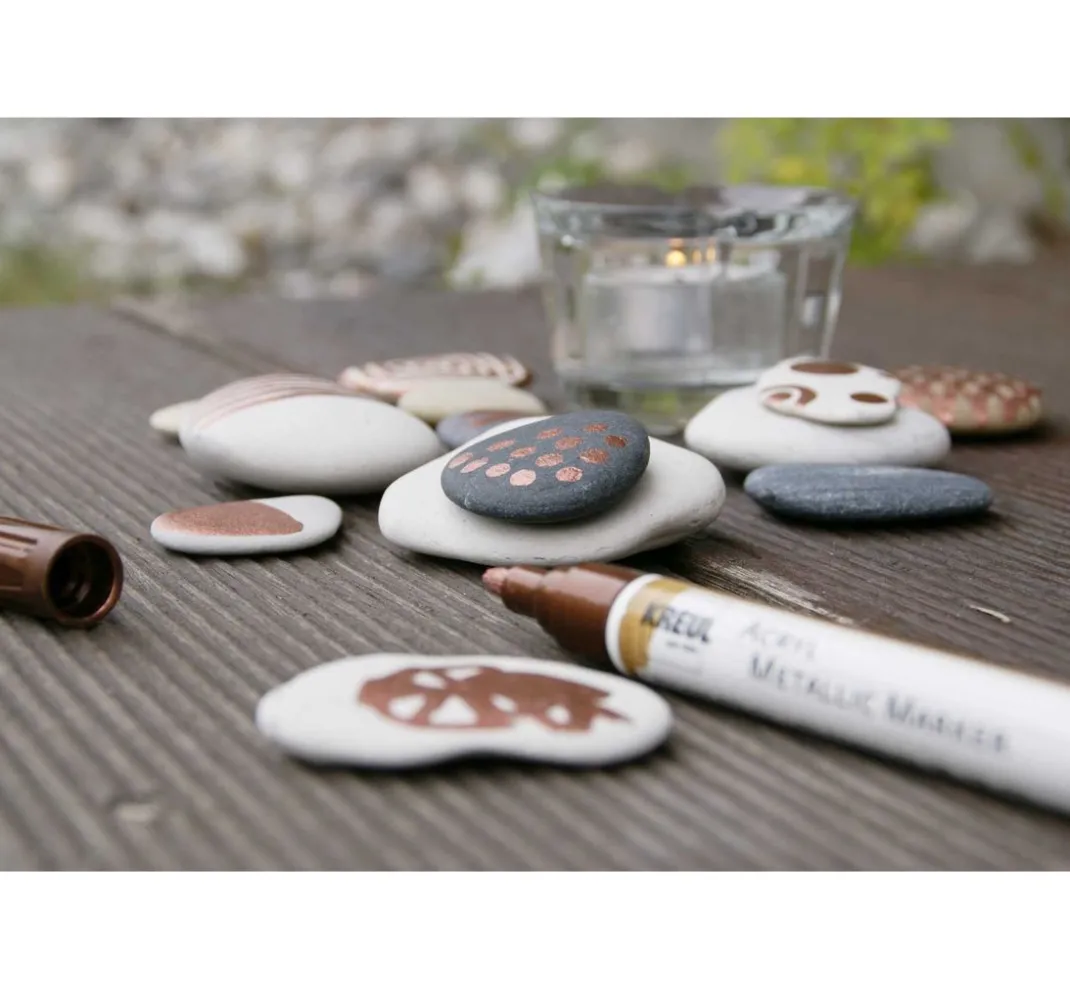 Kreul Kreative Künstlerfarbe|Stifte>KREUL Acryl Metallic Marker medium