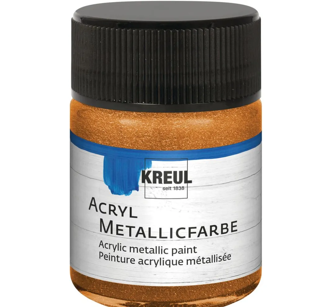 Kreul Kreative Malen & Zeichnen|Effektfarbe>KREUL Acryl Metallicfarbe, 50 ml