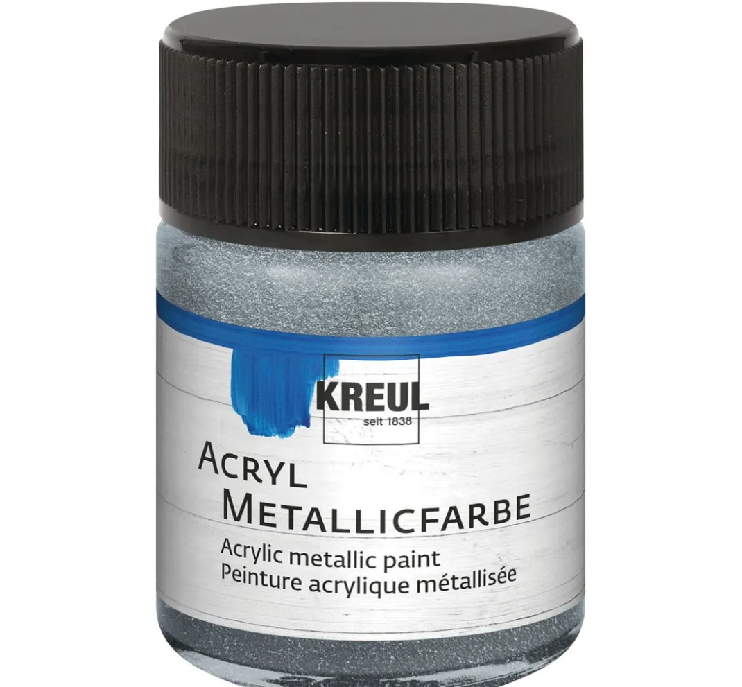 Kreul Kreative Malen & Zeichnen|Effektfarbe>KREUL Acryl Metallicfarbe, 50 ml