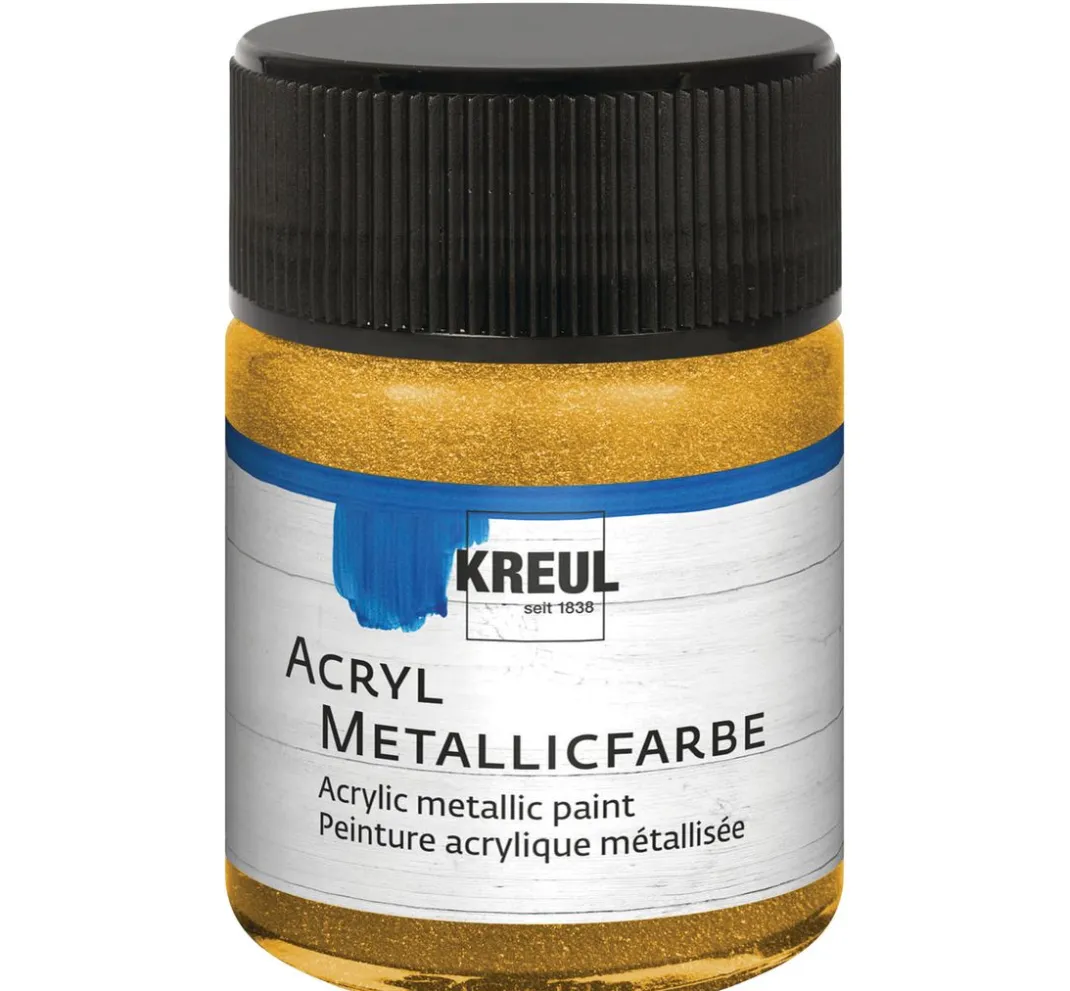 Kreul Kreative Malen & Zeichnen|Effektfarbe>KREUL Acryl Metallicfarbe, 50 ml