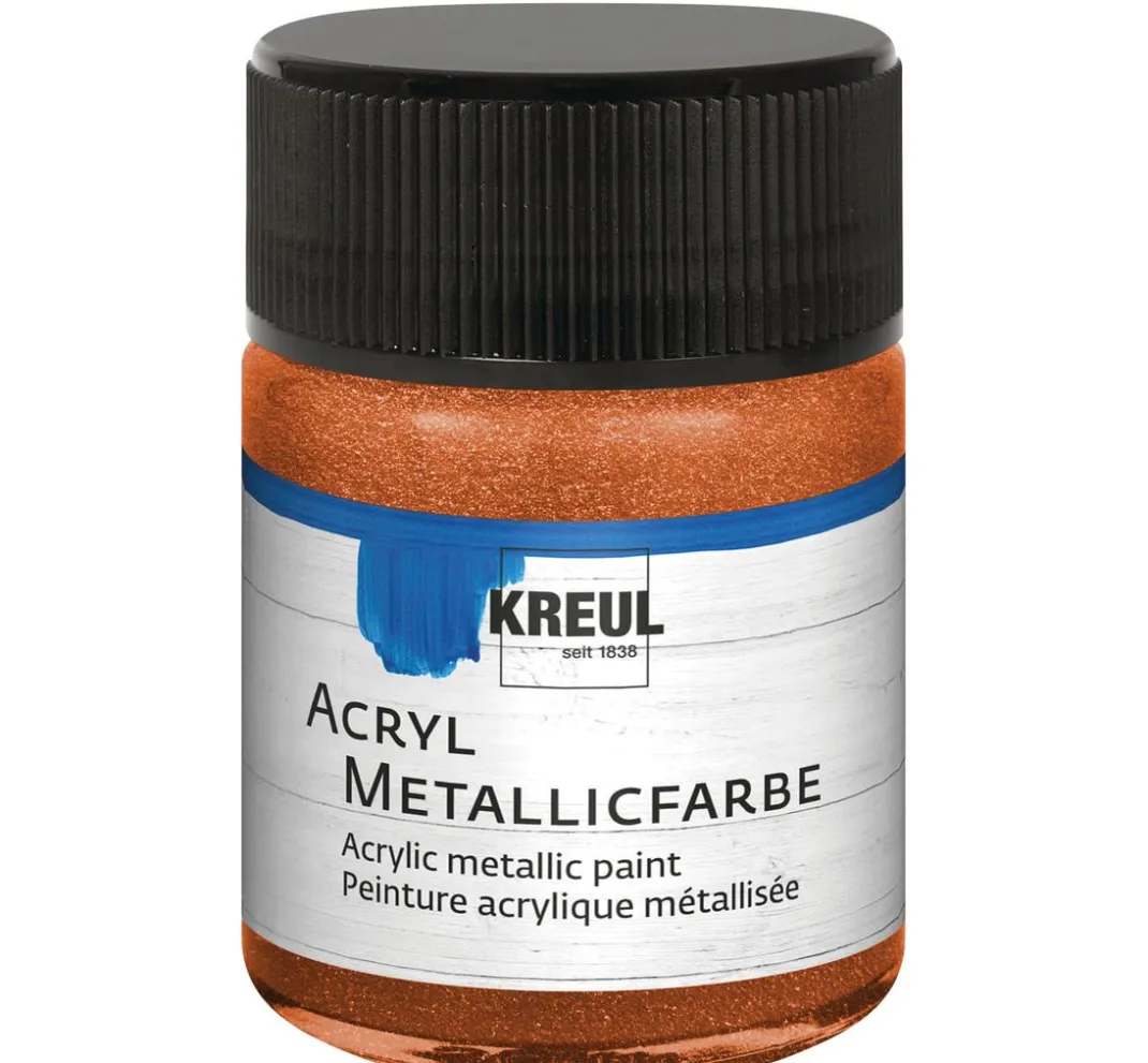 Kreul Kreative Malen & Zeichnen|Effektfarbe>KREUL Acryl Metallicfarbe, 50 ml