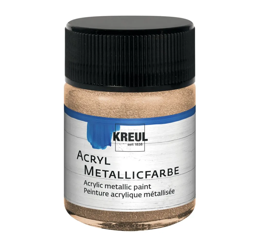 Kreul Kreative Malen & Zeichnen|Effektfarbe>KREUL Acryl Metallicfarbe, 50 ml