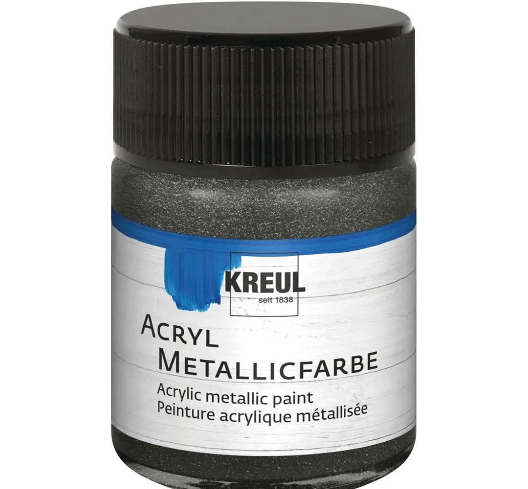 Kreul Kreative Malen & Zeichnen|Effektfarbe>KREUL Acryl Metallicfarbe, 50 ml