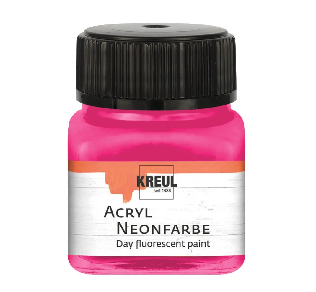 Kreul Kreative Malen & Zeichnen|Effektfarbe>KREUL Acryl Neonfarbe, 20 ml