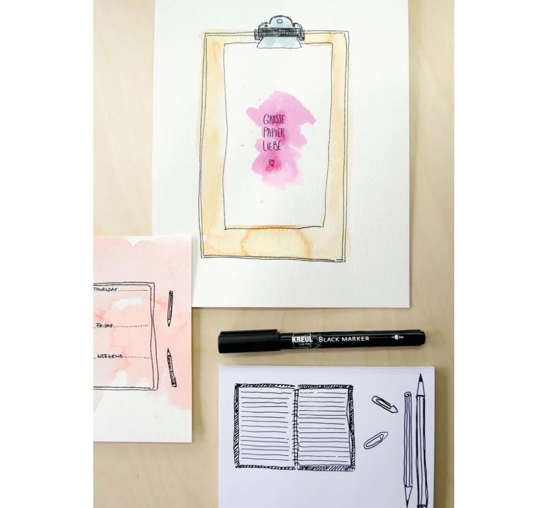 Kreul Kreative Bullet Journal|Stifte>KREUL Black Marker