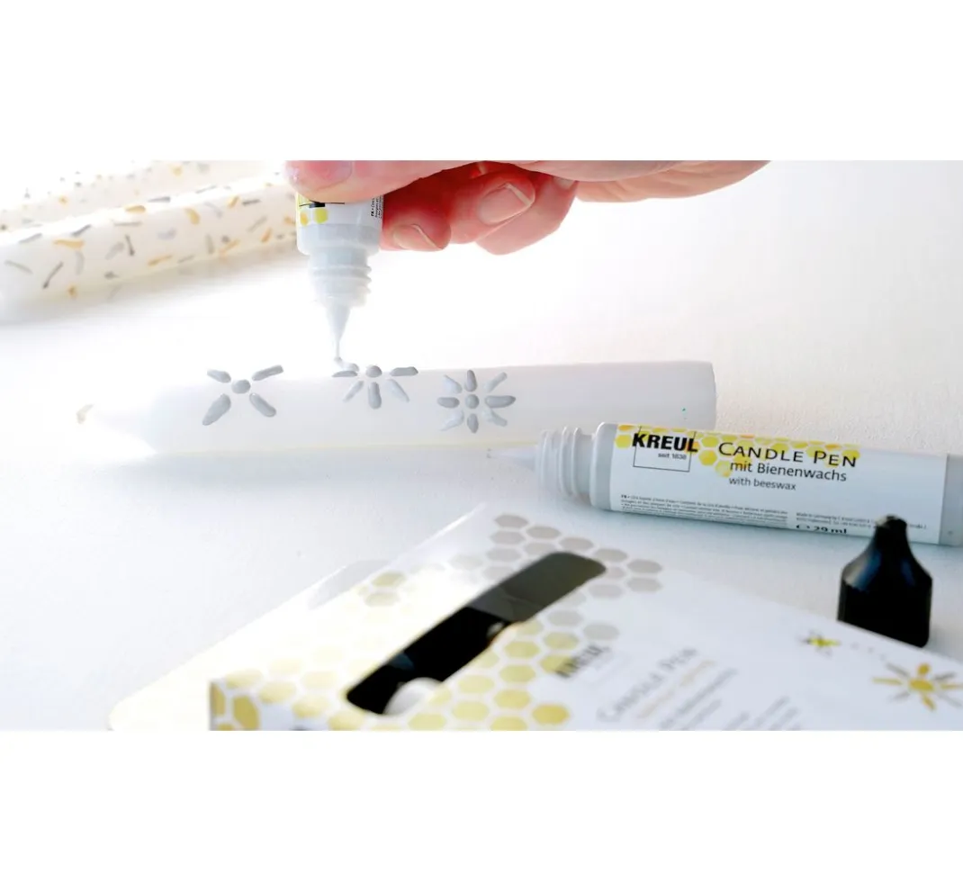 Kreul Kerzenwachs|Kerzen Gestalten>Candle Pen "Glamour Lighting"