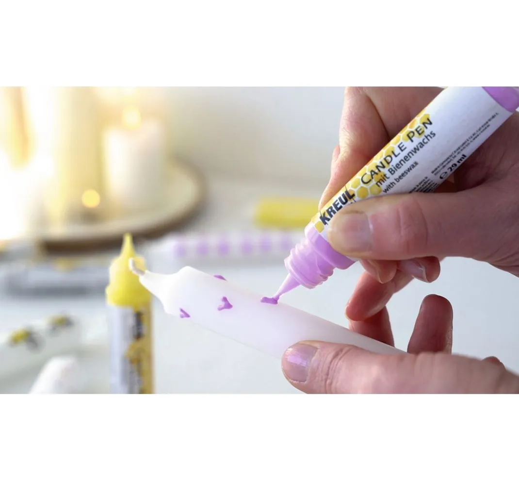 Kreul Kerzenwachs|Kerzen Gestalten>Candle Pen "Glamour Lighting"