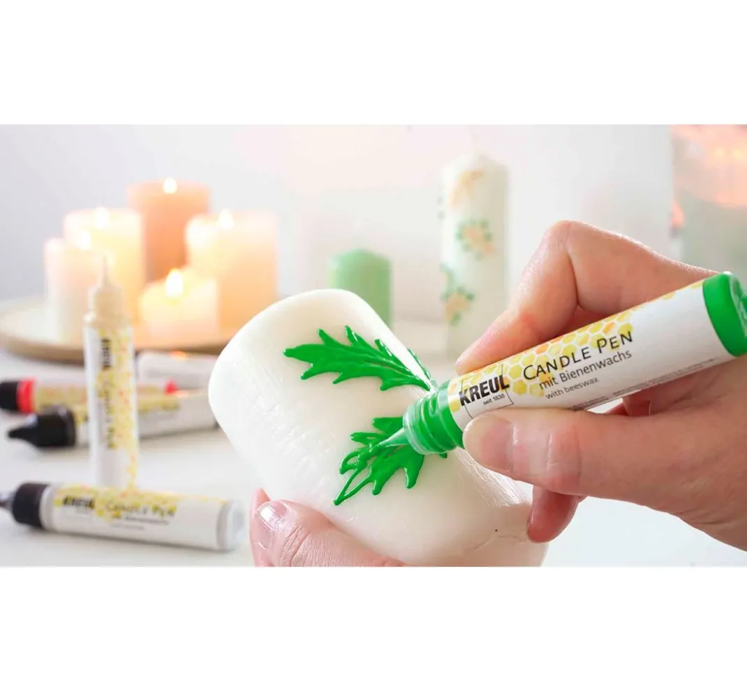 Kreul Kreative Kerzen Gestalten|Kerzenwachs>KREUL Candle Pen "Winter Love" 6er-Set