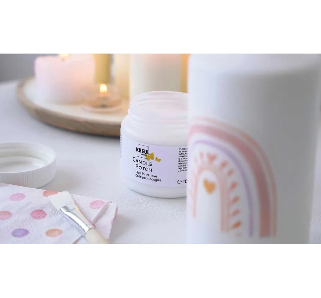 Kreul Kreative Kerzen Gestalten|Decoupage>KREUL Candle Potch, 150 ml
