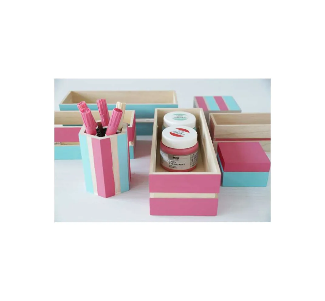 Kreul Kreative Kreidefarbe|Effektfarbe>KREUL Chalky Kreidefarben Basis-Set, 4 x 150 ml