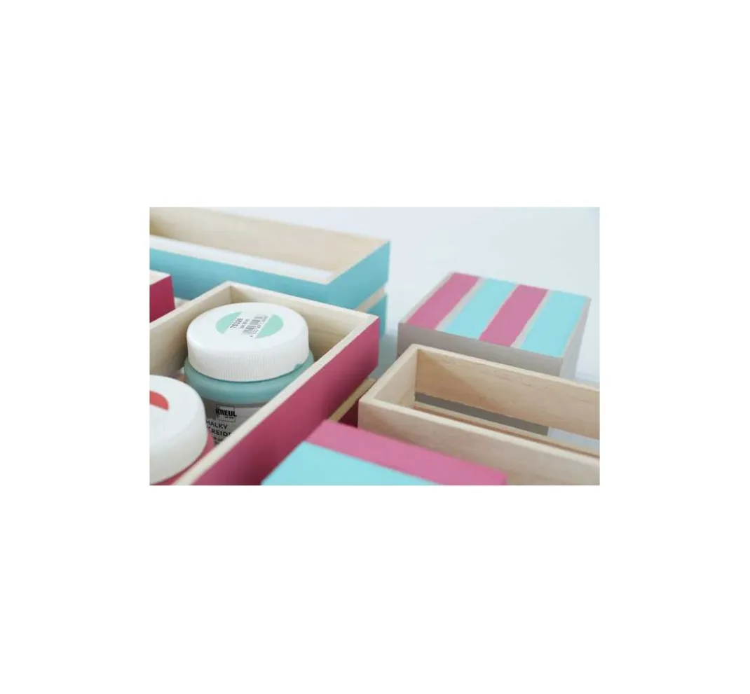 Kreul Kreative Kreidefarbe|Effektfarbe>KREUL Chalky Kreidefarben Basis-Set, 4 x 150 ml