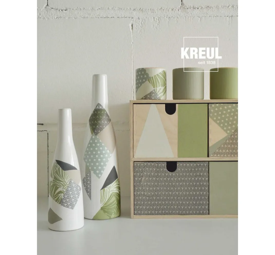 Kreul Kreative Kreidefarbe|Effektfarbe>KREUL Chalky Kreidefarben Basis-Set, 4 x 150 ml