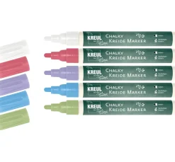 Kinder Kreul Kreative Tafelfarbe|Kreidefarbe>Kreul Chalky Kreidemarker - Set, 5 Farben