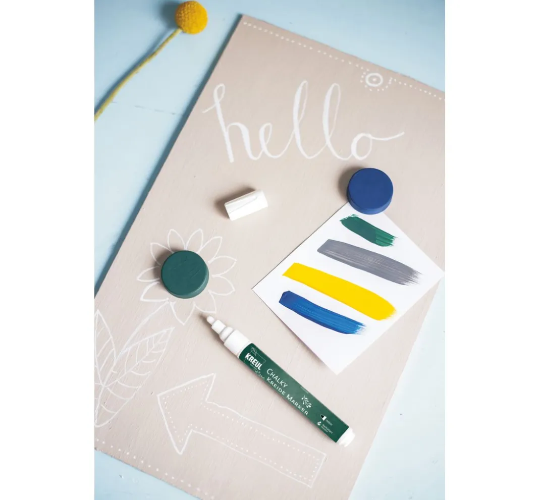 Kinder Kreul Kreative Tafelfarbe|Kreidefarbe>Kreul Chalky Kreidemarker - Set, 5 Farben