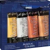 Kreul Künstler Künstlerfarbe|Effektfarbe>KREUL el Greco Acrylic "Metallic Colors", 4er-Set