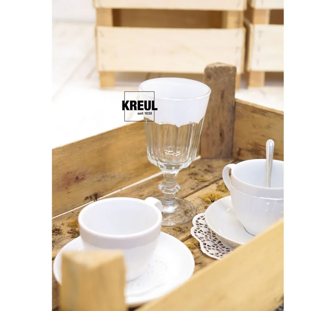 Kreul Kreative Kreidefarbe|Glas- & Porzellanmalfarbe>KREUL Glass & Porcelain "Chalky-Set", 6 x 20 ml