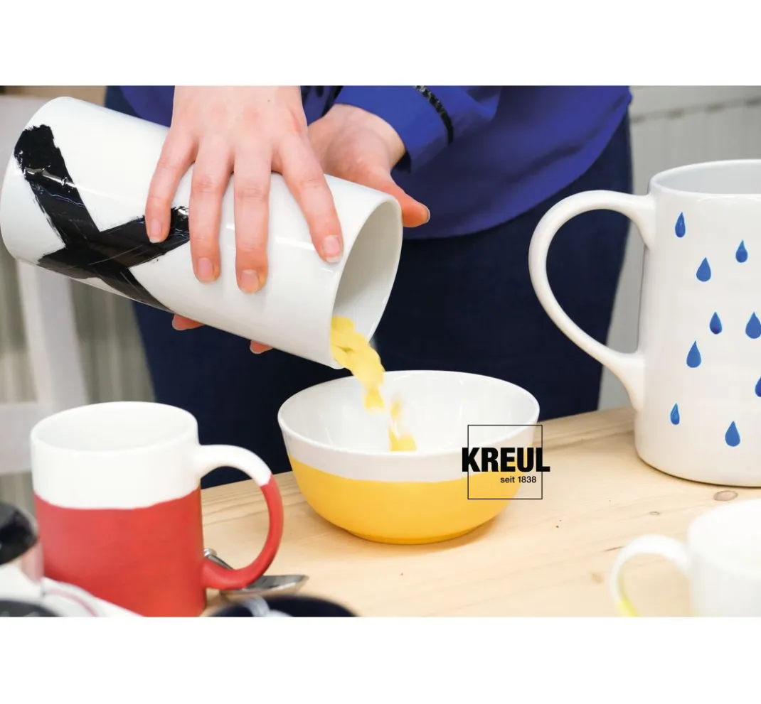 Kreul Kreative Kreidefarbe|Glas- & Porzellanmalfarbe>KREUL Glass & Porcelain "Chalky"