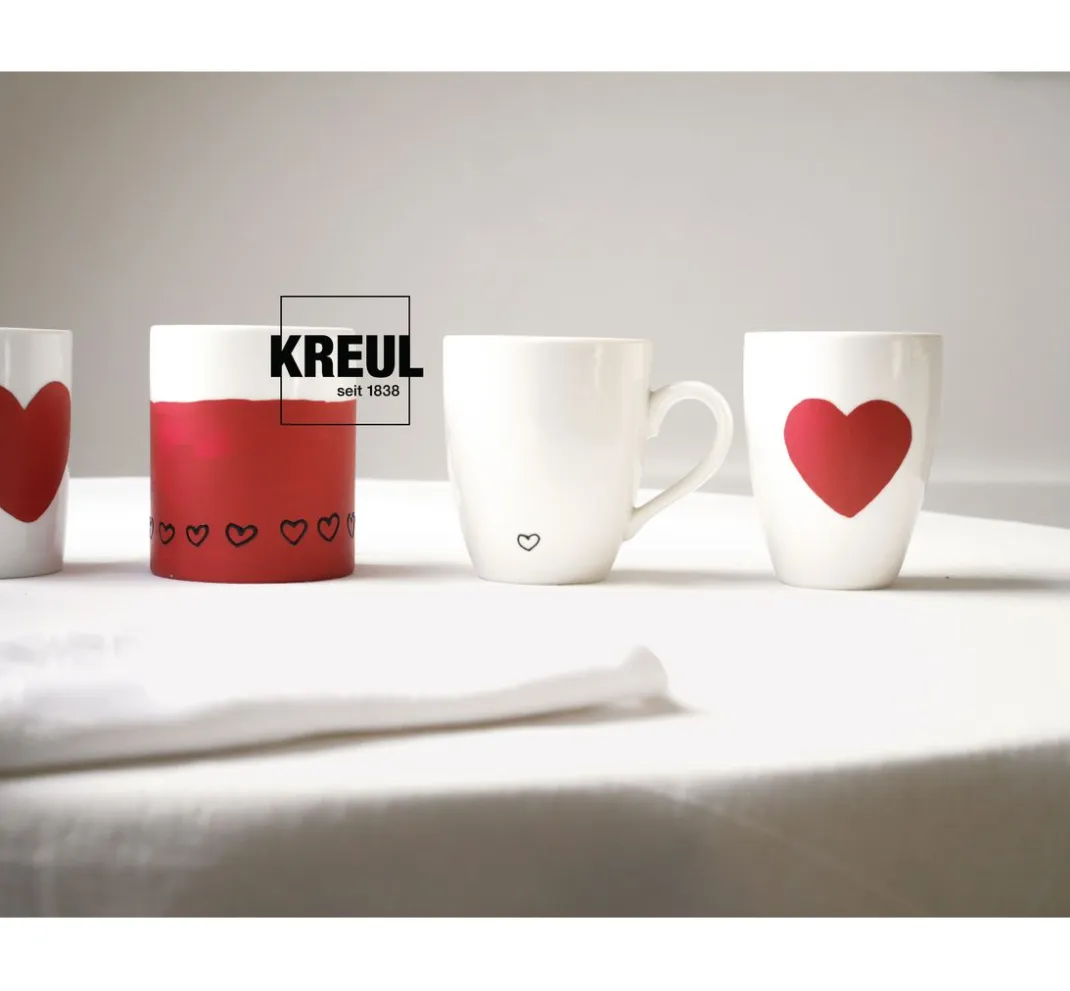 Kreul Kreative Kreidefarbe|Glas- & Porzellanmalfarbe>KREUL Glass & Porcelain "Chalky"