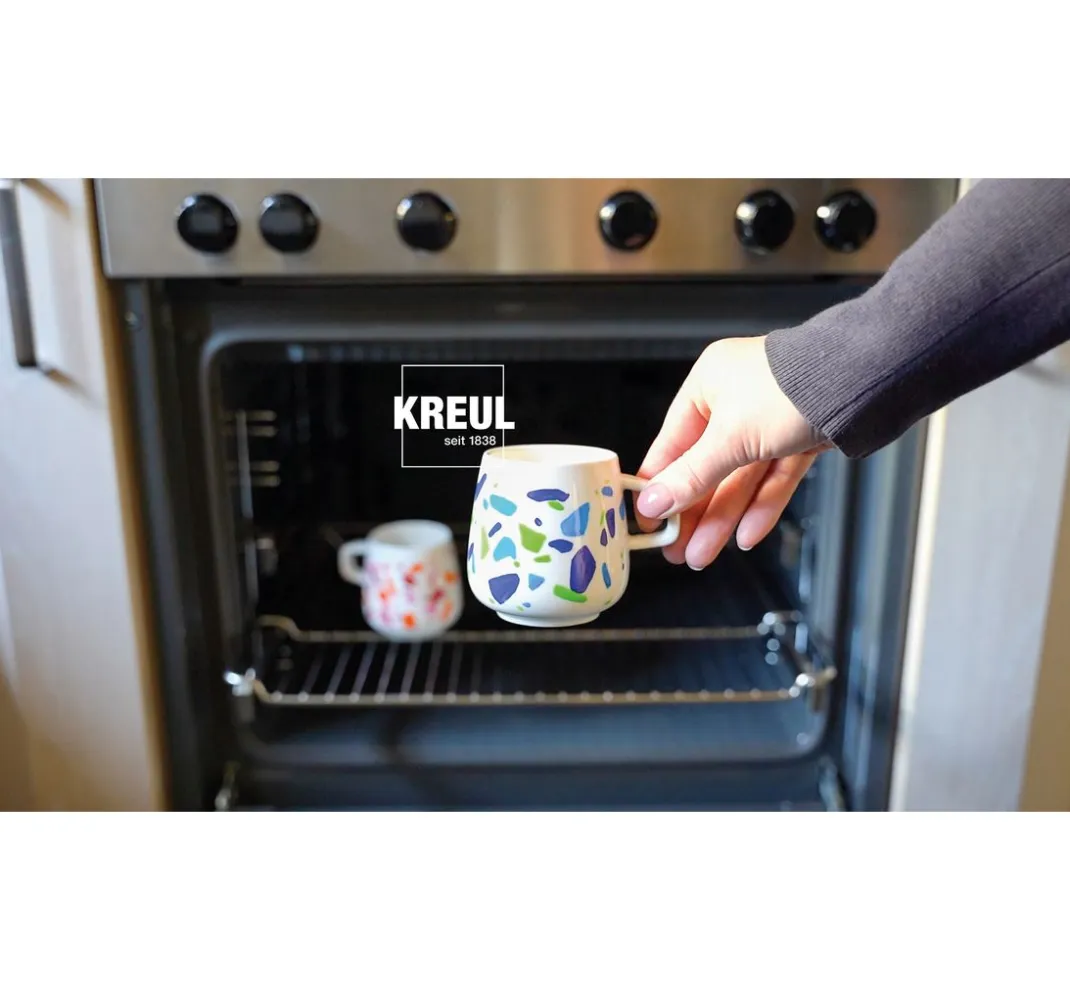 Kreul Kreative Farbsets|Glas- & Porzellanmalfarbe>KREUL Glass & Porcelain Classic-Set "Color Living"