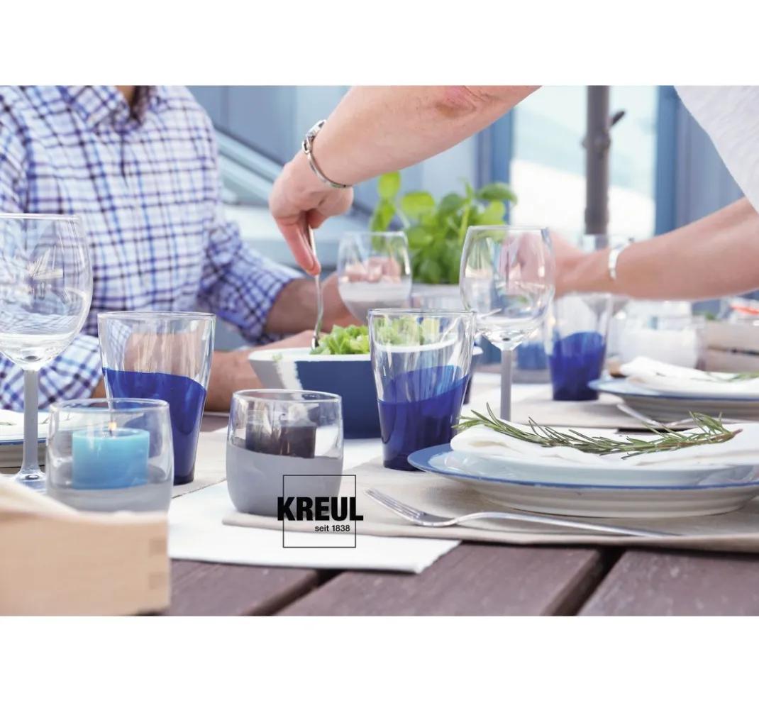 Kreul Kreative Glas- & Porzellanmalfarbe|Glas- & Porzellanmalerei>KREUL Glass & Porcelain "Clear-Set"