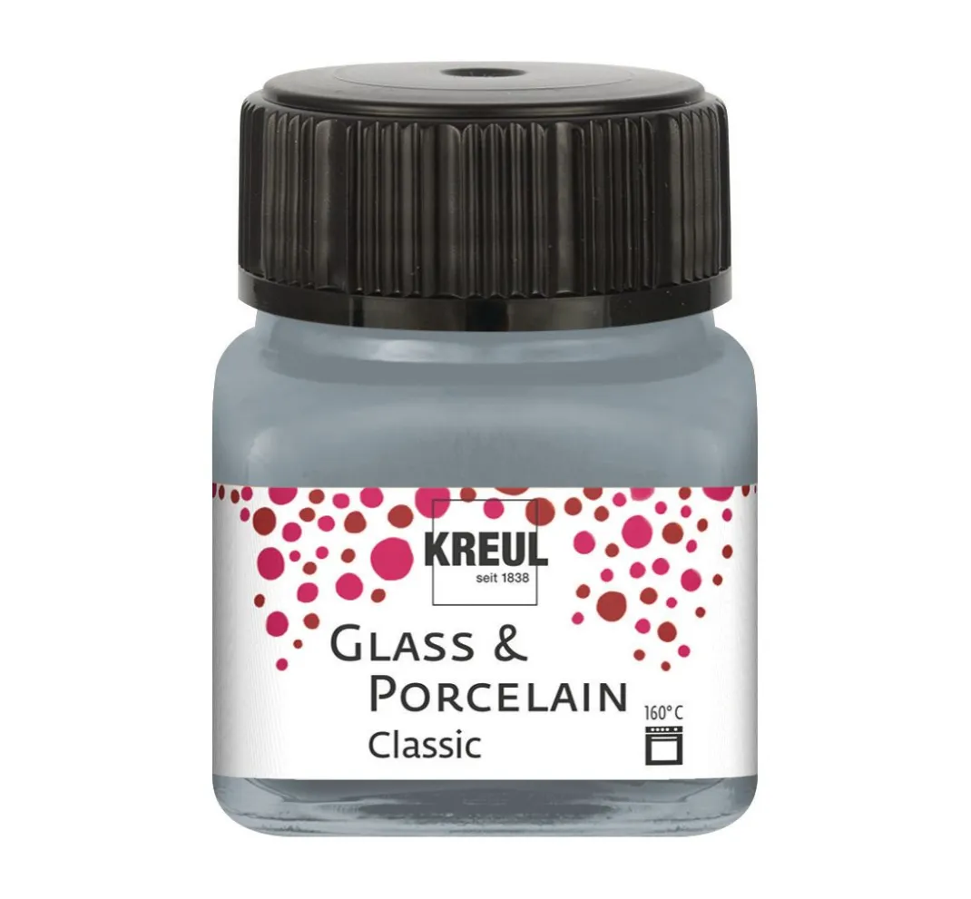 Kreul Kreative Glas- & Porzellanmalfarbe|Glas- & Porzellanmalerei>KREUL Glass & Porcelain "Classic-Metallic"
