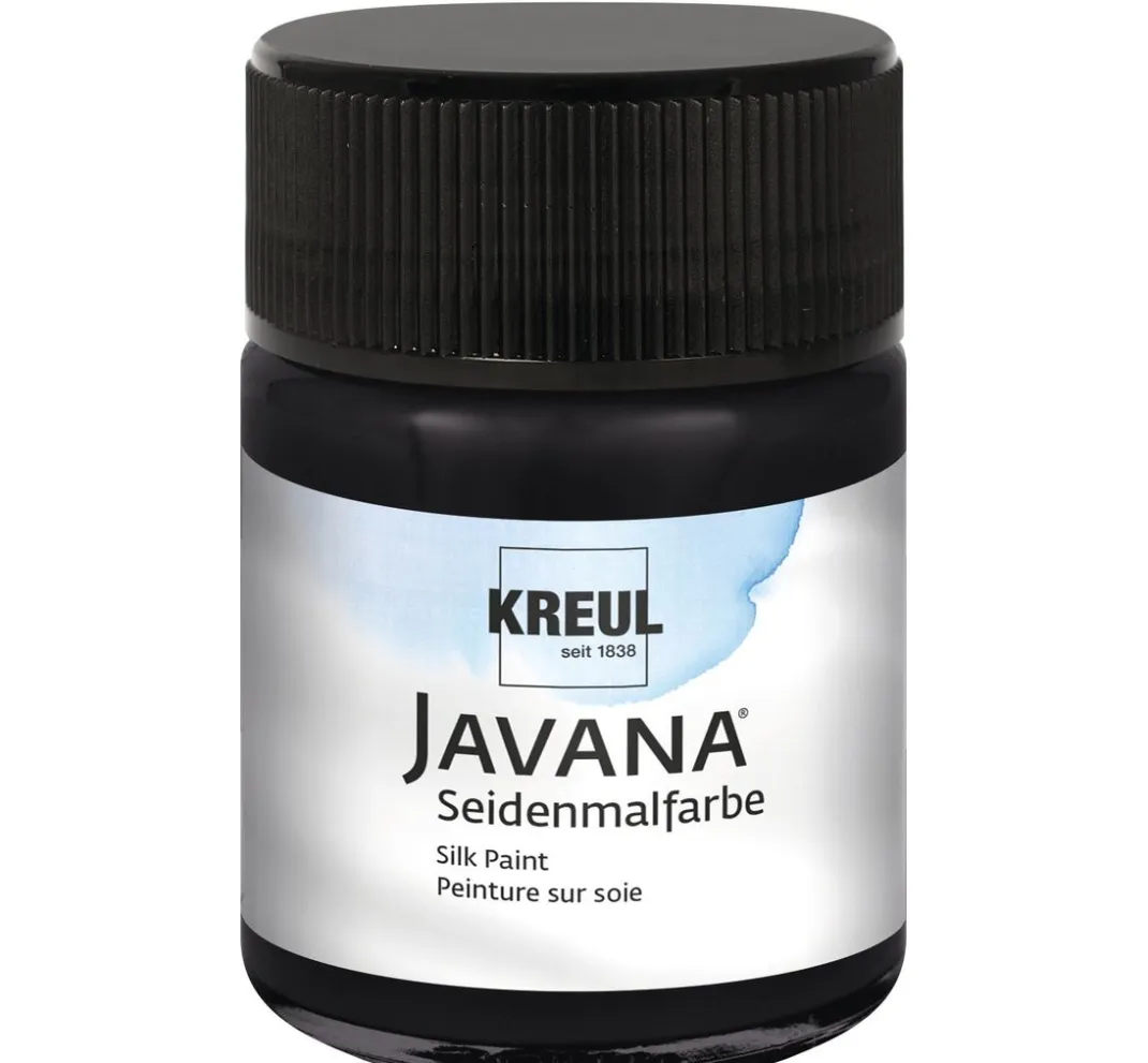 Kreul Kreative Seidenmalerei|Textilfarbe>KREUL Javana Seidenmalfarbe "Deckschwarz"
