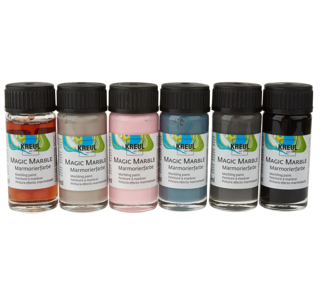Kreul Kreative Marmorieren|Effektfarbe>KREUL Magic Marble Set "Chalky"