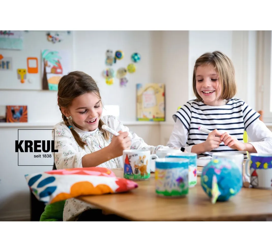 Kreul Kreative Glas- & Porzellanmalerei|Stifte>KREUL Porcelain Pen easy, 12-Set
