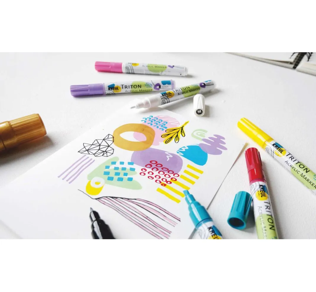 Kreul Künstler Stifte|Künstlerfarbe>KREUL Triton Acrylic Marker "edge"