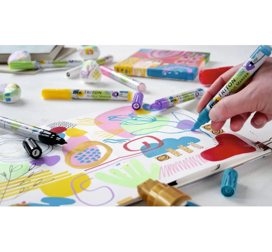 Kreul Künstler Stifte|Künstlerfarbe>KREUL Triton Acrylic Marker "edge"