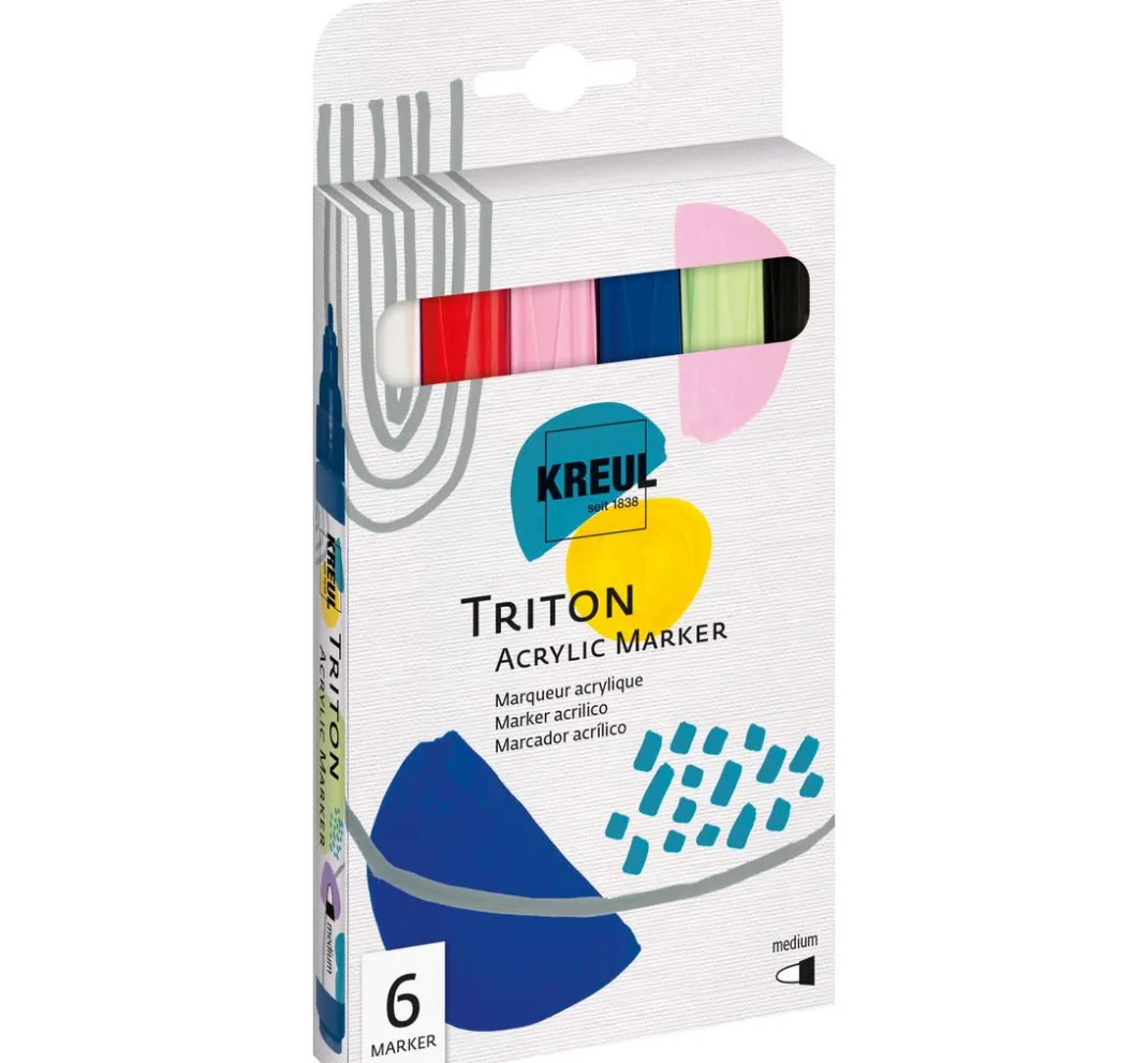 Kreul Stifte|Künstlerfarbe>Triton Acrylic Marker "Medium"