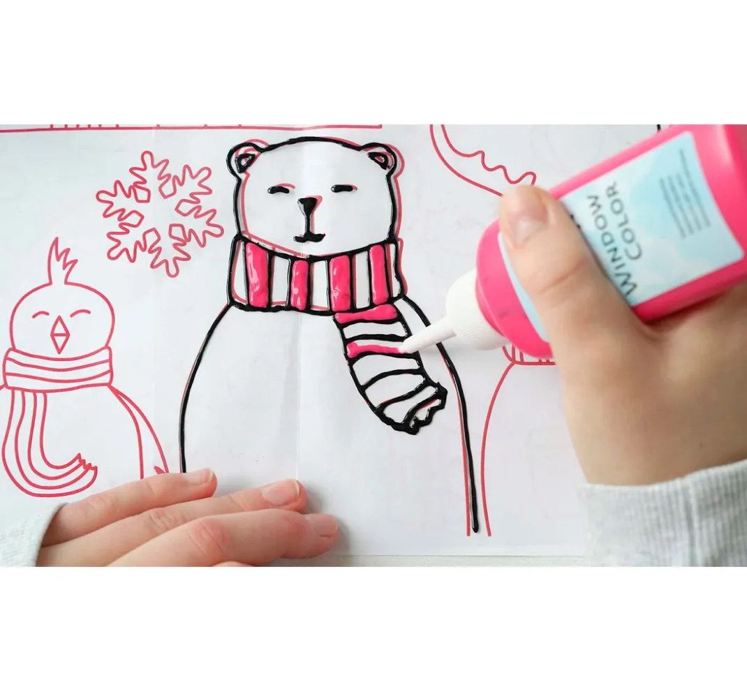 Kinder Kreul Kinder Window Color|Farbsets>KREUL Window Color Set "Hello Winter"