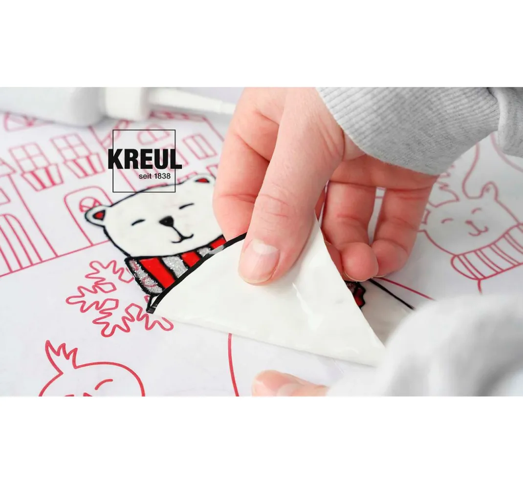 Kinder Kreul Kinder Window Color|Farbsets>KREUL Window Color Set "Hello Winter"