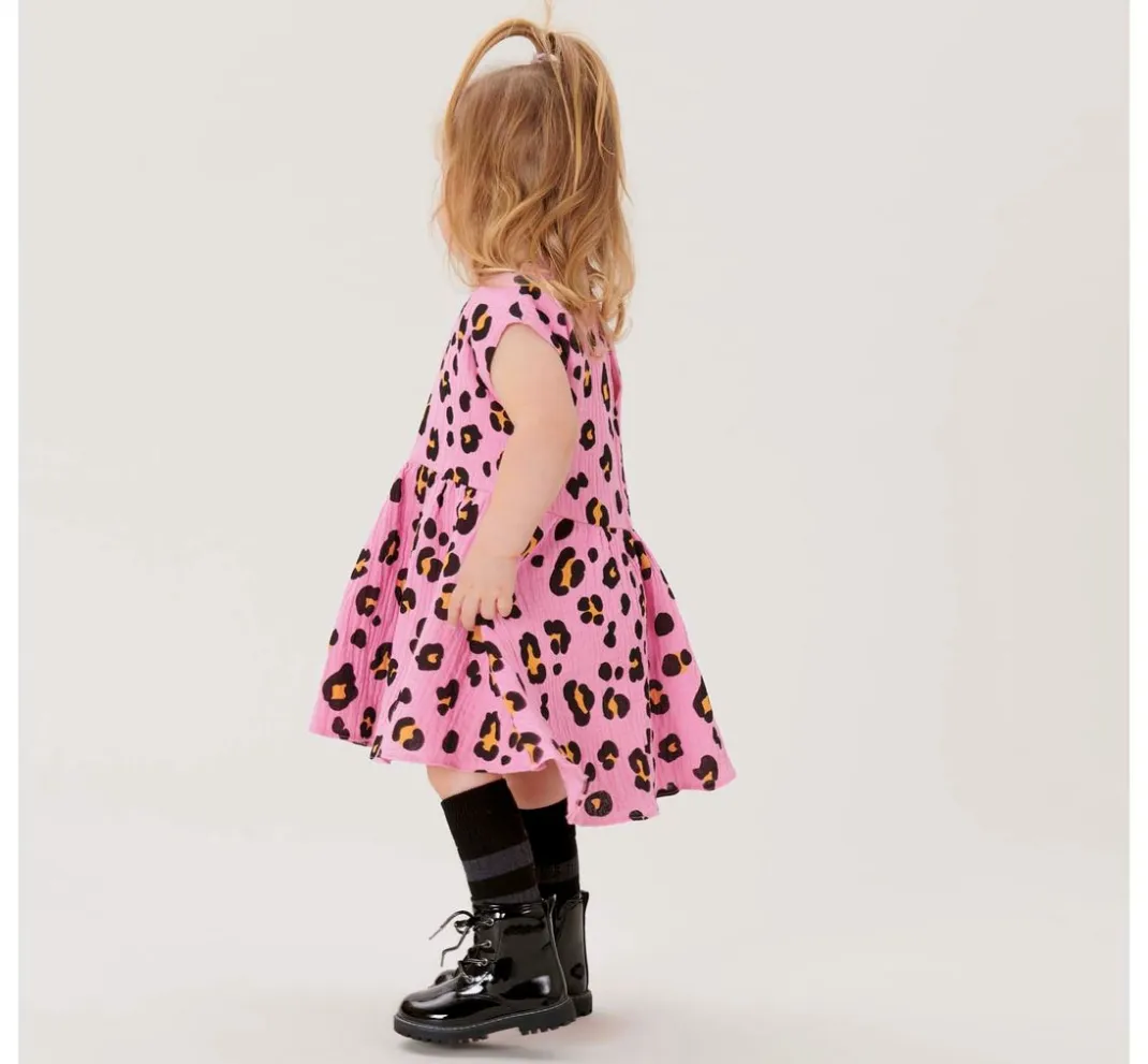 Rico Design Musselin Stoff|Baumwollstoff>Krinkel-Musselin Baumwoll-Stoff "Acid Leo"