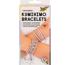 Kinder folia Schmuck-Bastelsets|Armbänder>Kumihimo Bastelset "Armbänder"