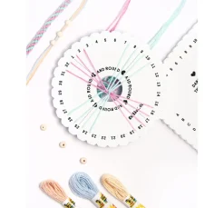 Kinder folia Schmuck-Bastelsets|Armbänder>Kumihimo Bastelset "Armbänder"