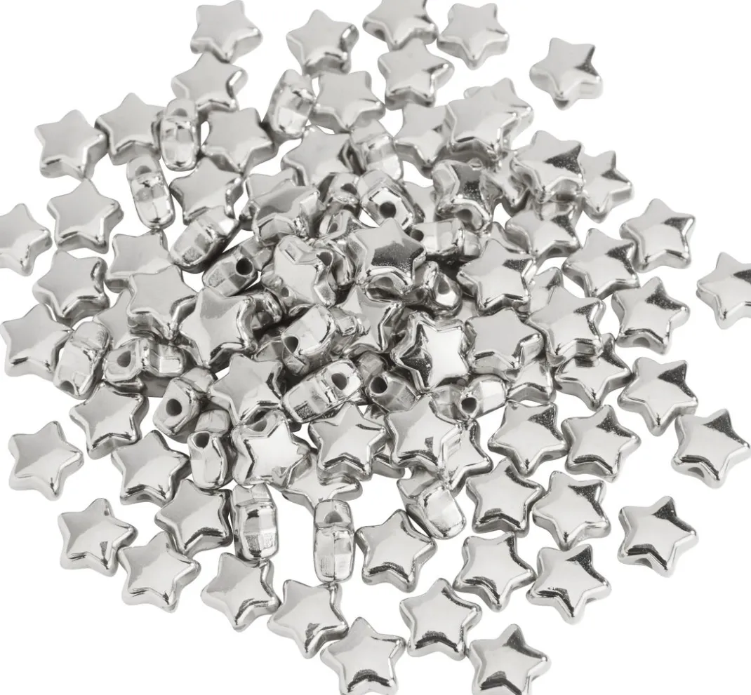 PRACHT Metallperlen|Acrylperlen>Kunststoffperlen Sterne