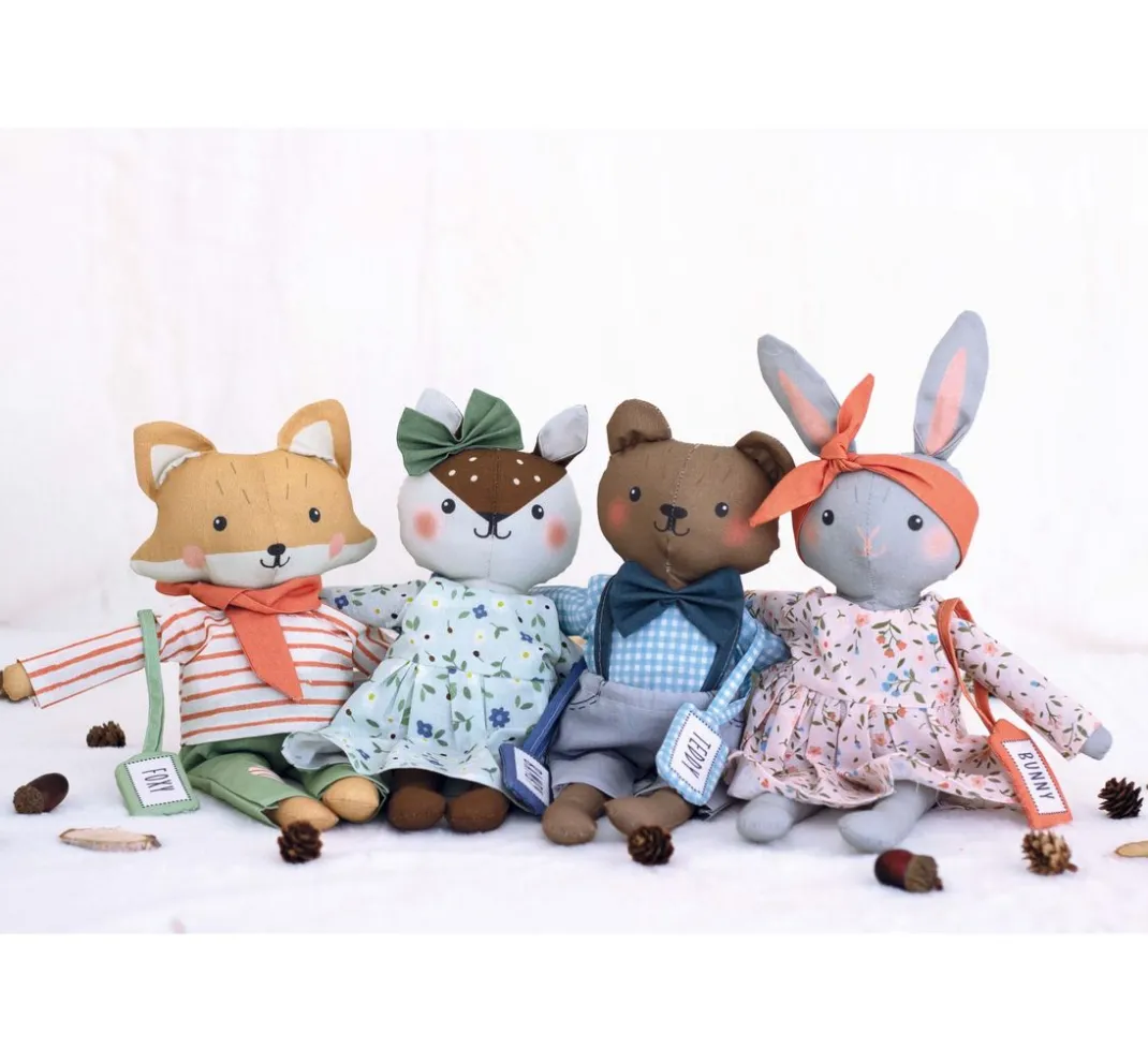 Kinder stafil Näh-Sets|Kuschel- & Wärmetiere>Kuscheltier Nähset Coccolini "Foxy"