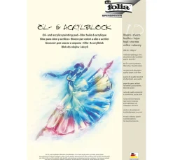 folia Künstlerpapier>Öl-Acrylmalblock