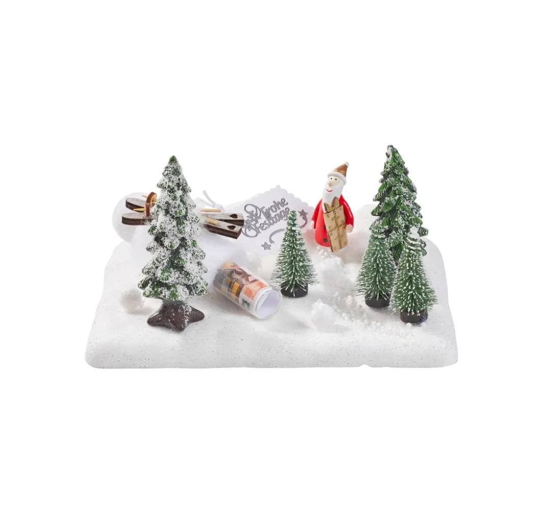 HobbyFun Glitter- Und Schneedeko|Styropor- Und Watteformen>Landschaft aus Styropor mit Schnee
