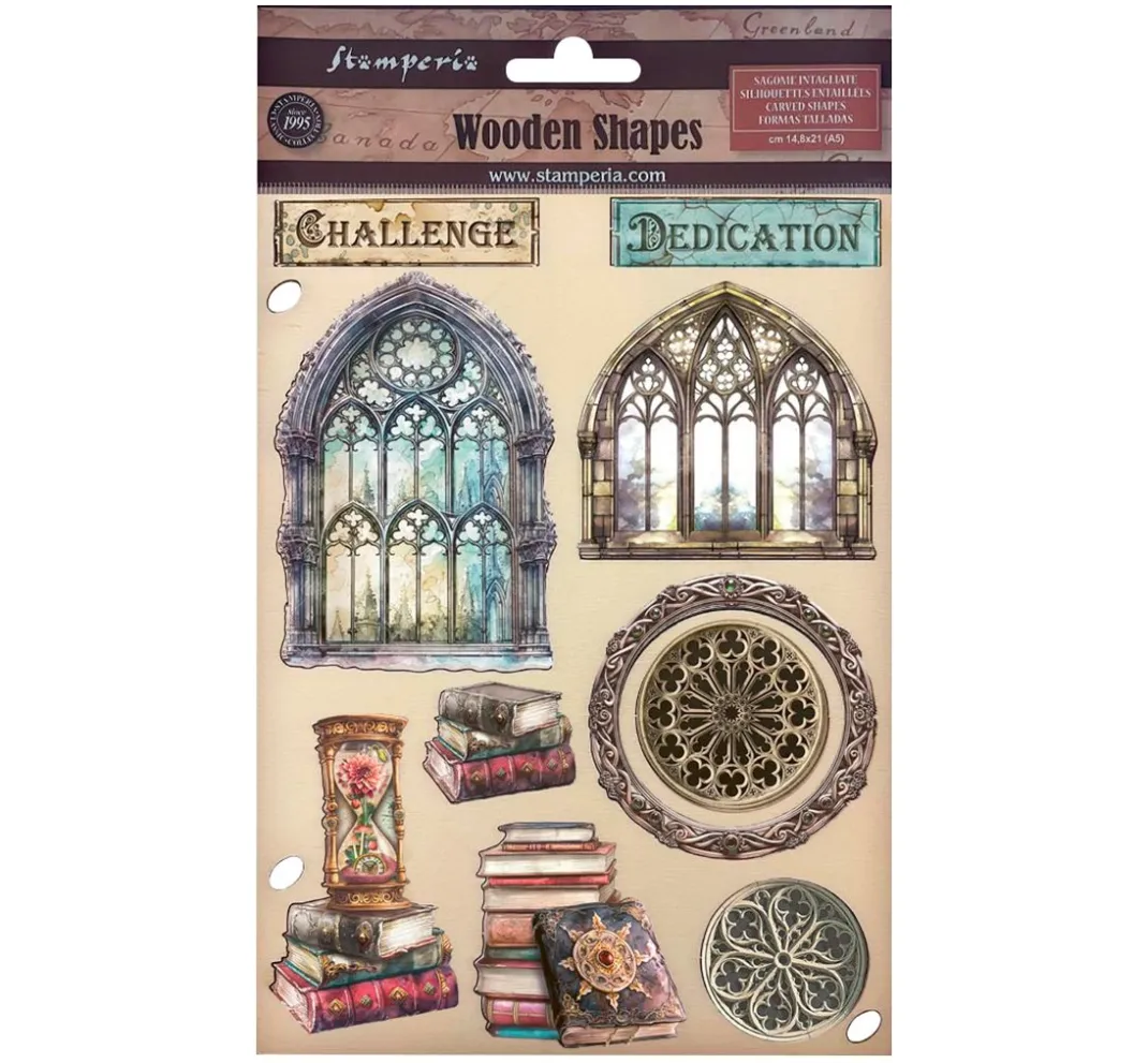 Stamperia Dekoelemente>Lasercut-Motive "Master of Magic"
