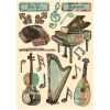 Stamperia Dekoelemente>Lasercut-Motive "Music"
