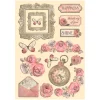 Stamperia Dekoelemente>Lasercut-Motive "Shabby Rose"