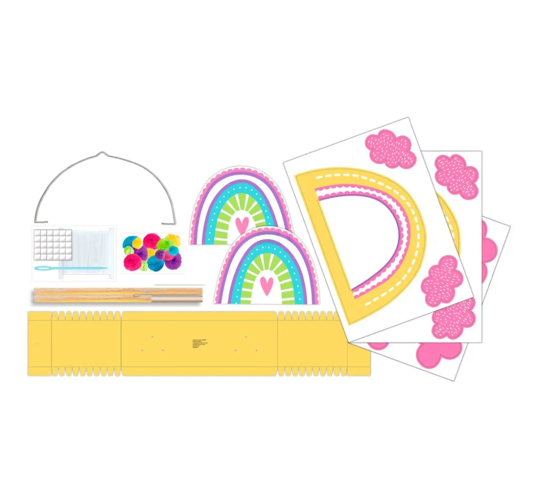 Kinder URSUS Laternen-Bastelsets|Laterne Basteln>Laternen-Bastelset "Cute Rainbow"