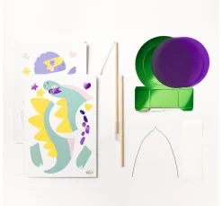 Kinder folia Laternen-Bastelsets|Papier>Laternen-Bastelset "Super Dinos"