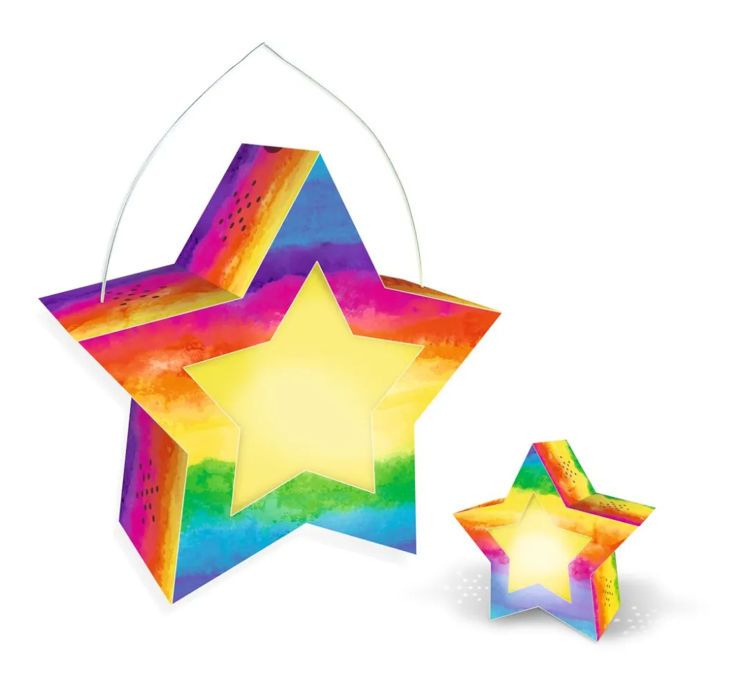 Kinder URSUS Laternen-Bastelsets|Laterne Basteln>Laternen-Bastelset "Twinkle Star"