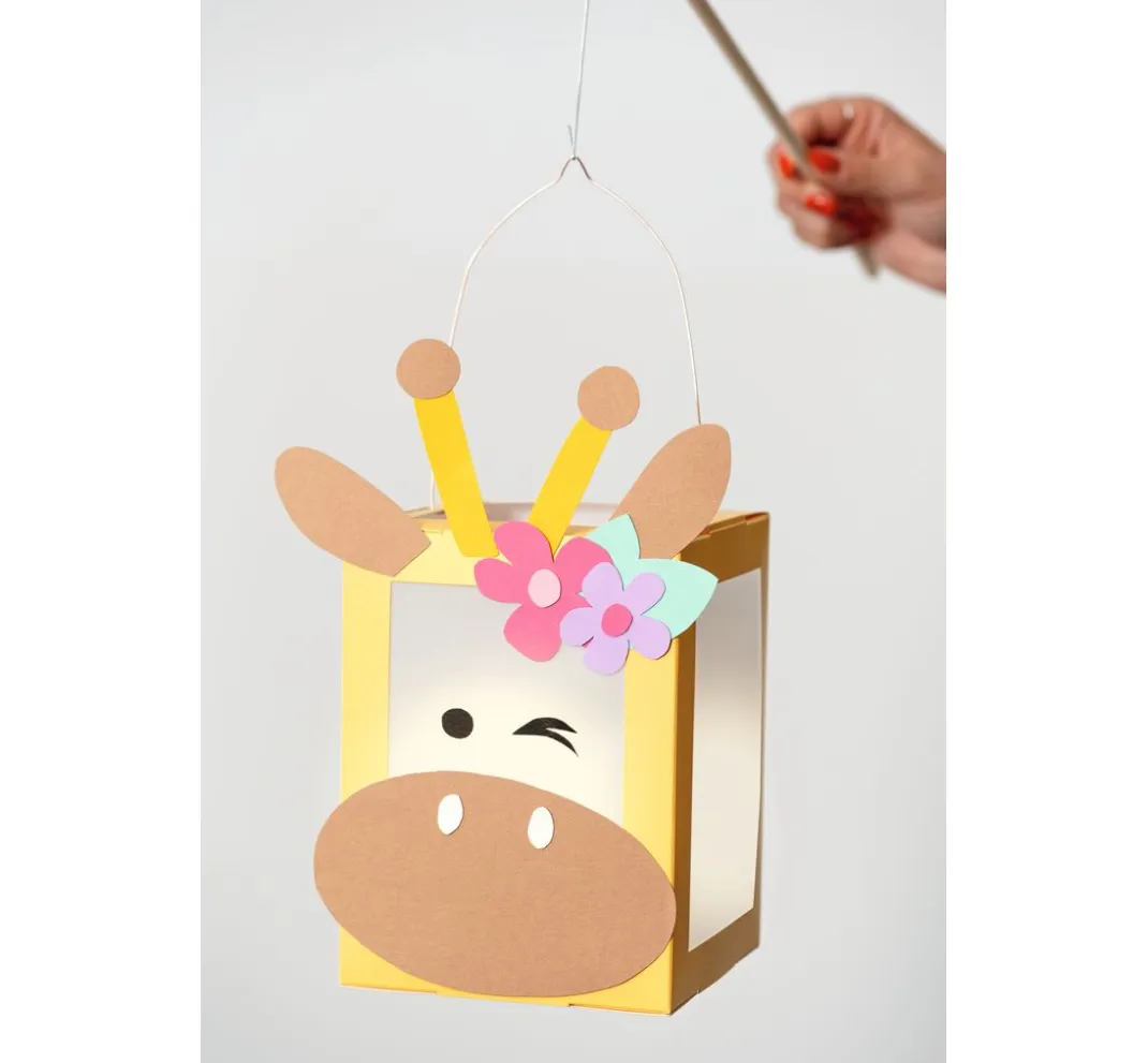 Kinder VBS Laterne Basteln|Papier>Laternen-Rohling "Eckig"