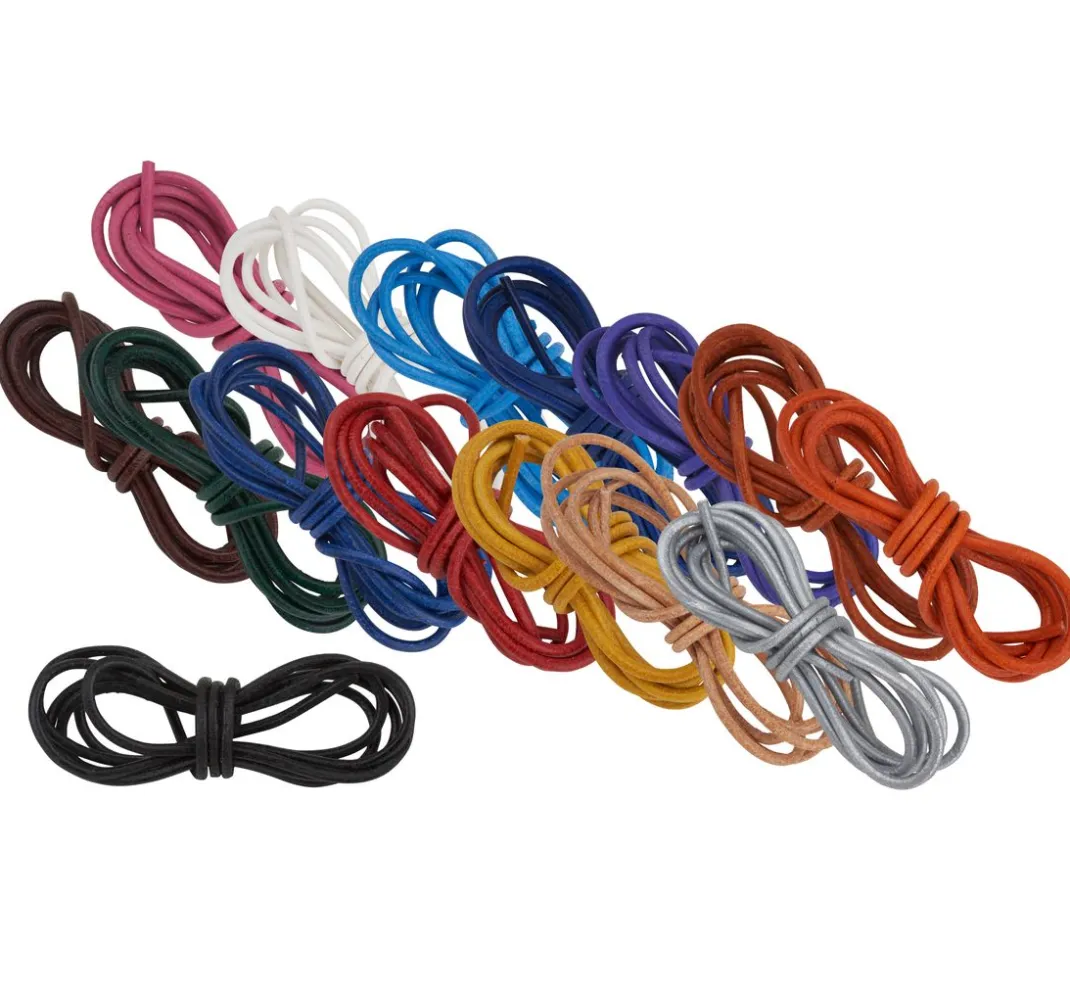 ohne Marke Bänder & Kordel|Armbänder>Lederband rund, Ø 2 mm
